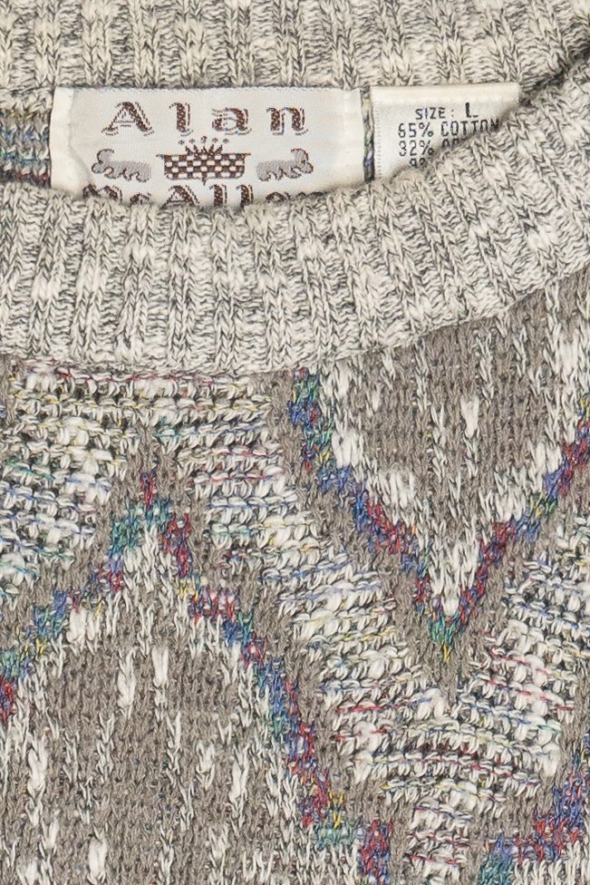 Vintage Pastel Fair Isle Sweater (1980s)