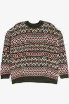 Vintage Abercrombie "The Big Sweater" Fair Isle Sweater (1990s)