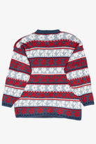 Huntington Ridge Vintage Blue Flowers Sweater (1990s)