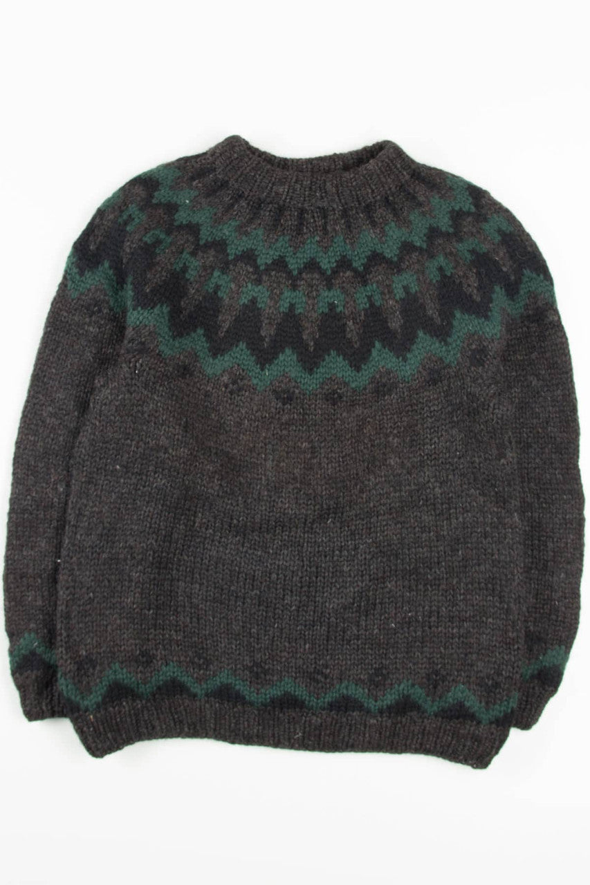 Vintage Icelandic Fair Isle Sweater 709