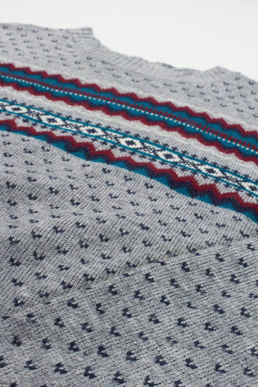 Vintage Royal Knight Fair Isle Sweater 747