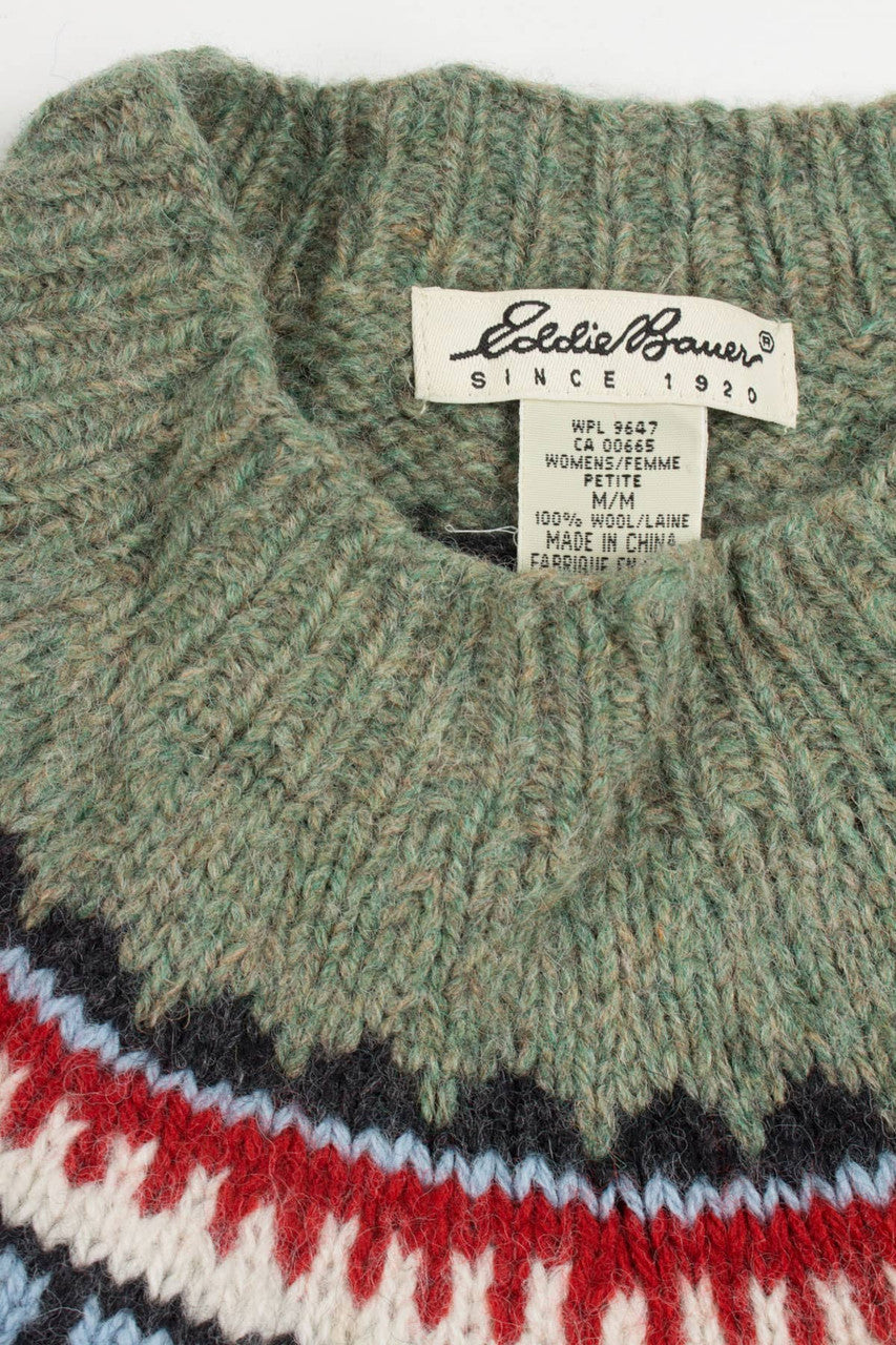 Vintage Eddie Bauer Fair Isle Sweater 776