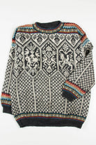 Vintage Horse Crest Fair Isle Sweater 783