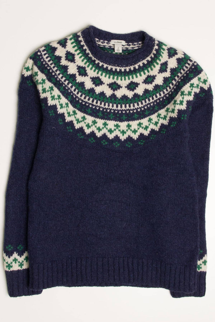 L.L. Bean Fair Isle Sweater 792
