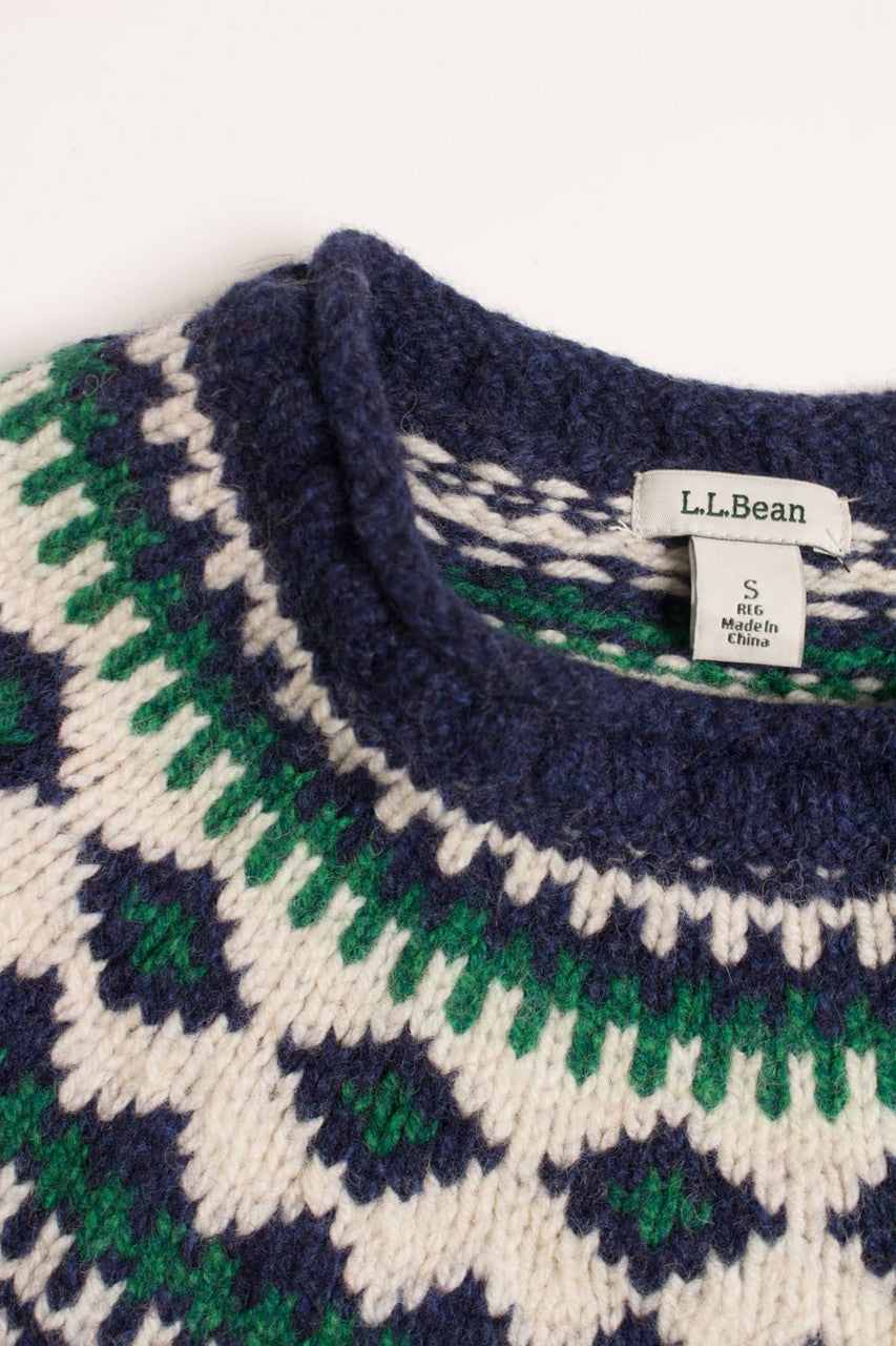 L.L. Bean Fair Isle Sweater 792
