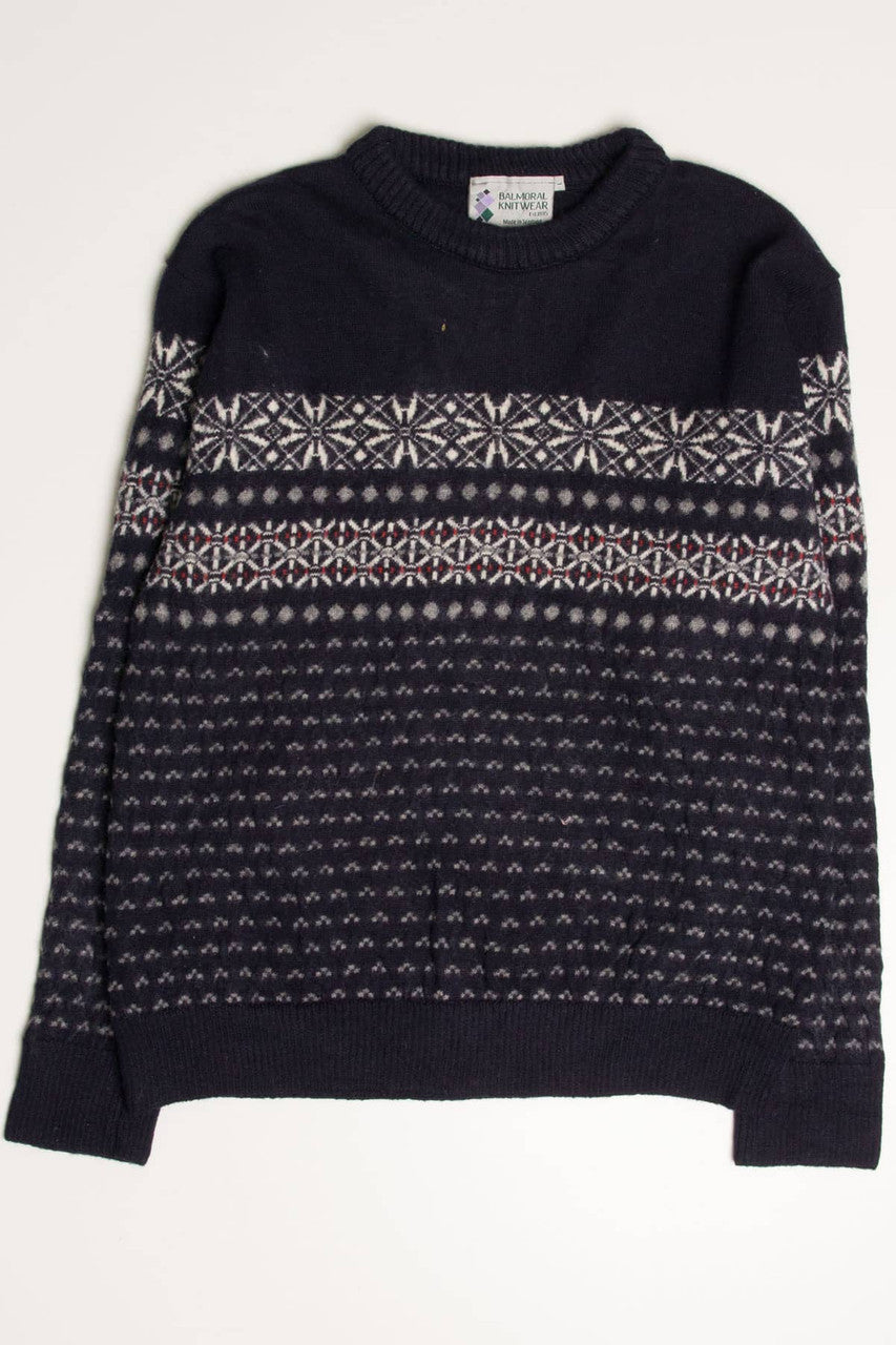 Vintage Balmoral Knitwear Fair Isle Sweater 797