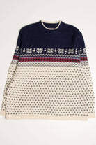 Vintage Lands' End Fair Isle Sweater 807