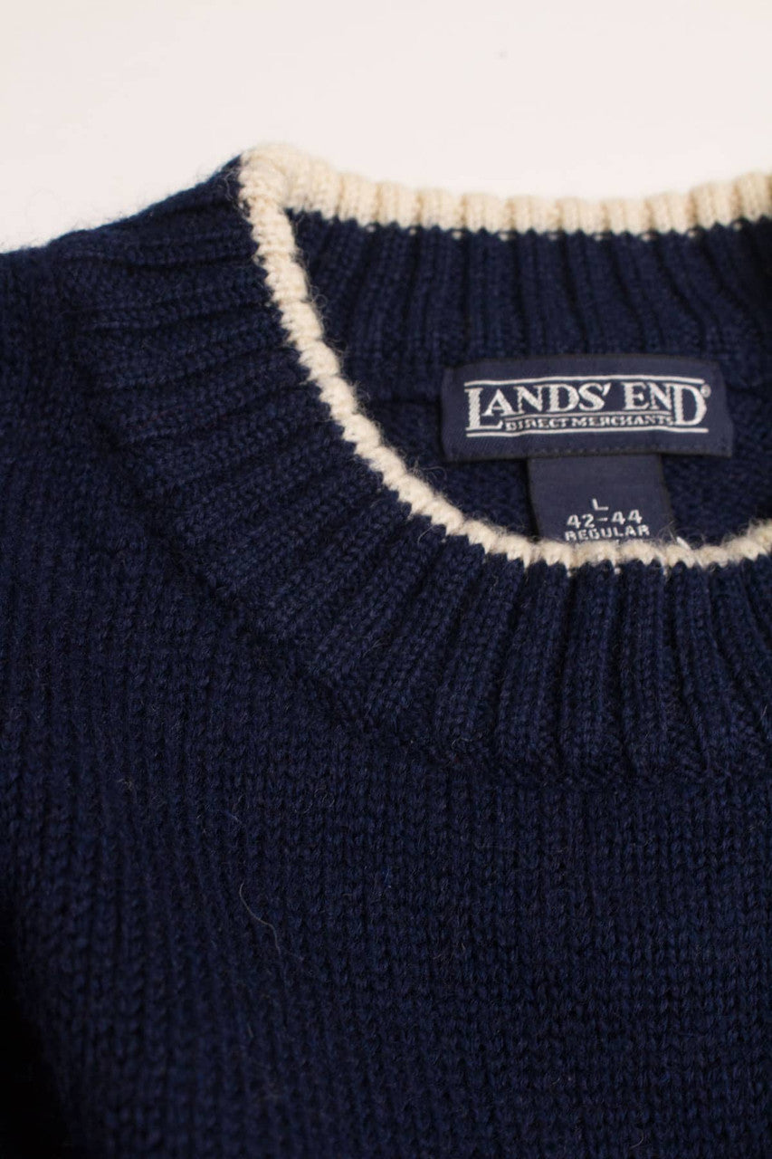 Vintage Lands' End Fair Isle Sweater 807