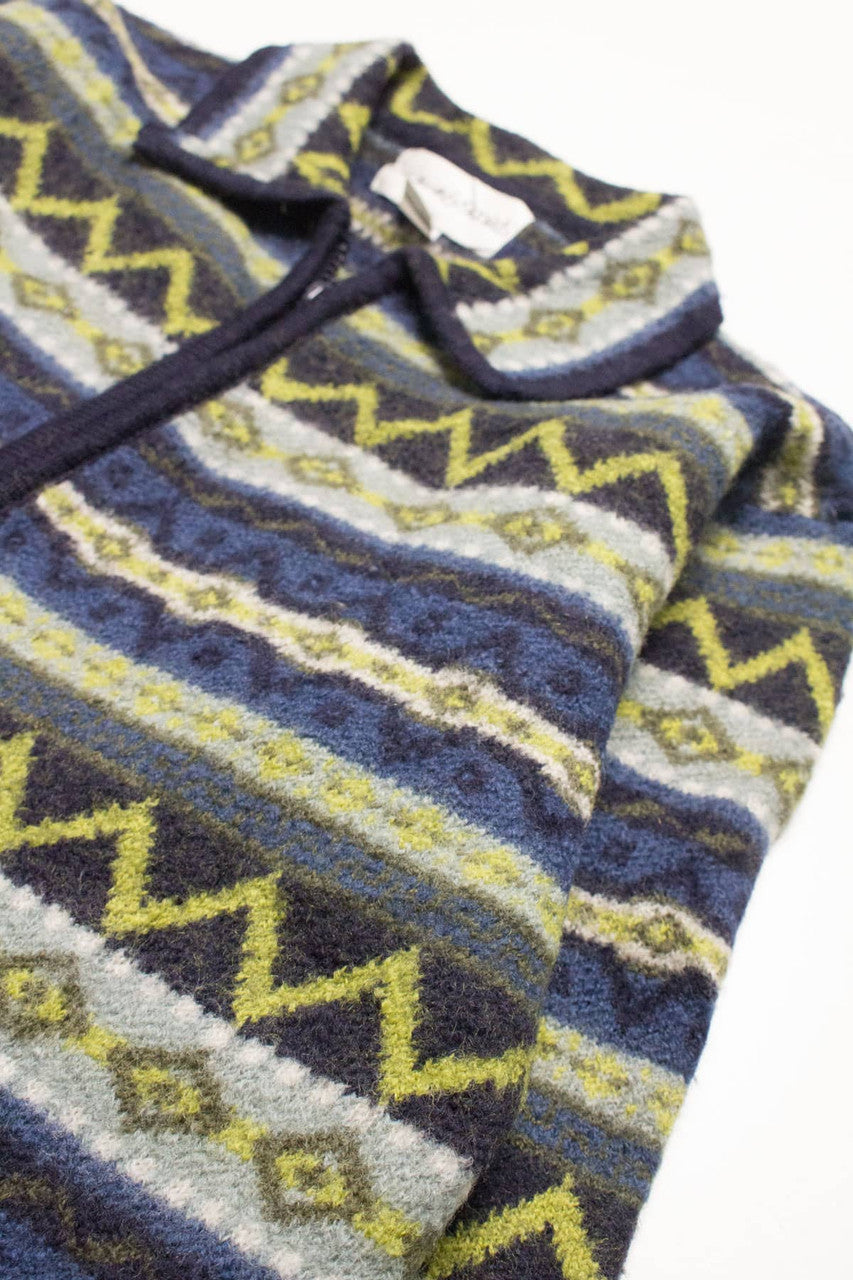 Pickett & Smith Zip Up Fair Isle Sweater 814