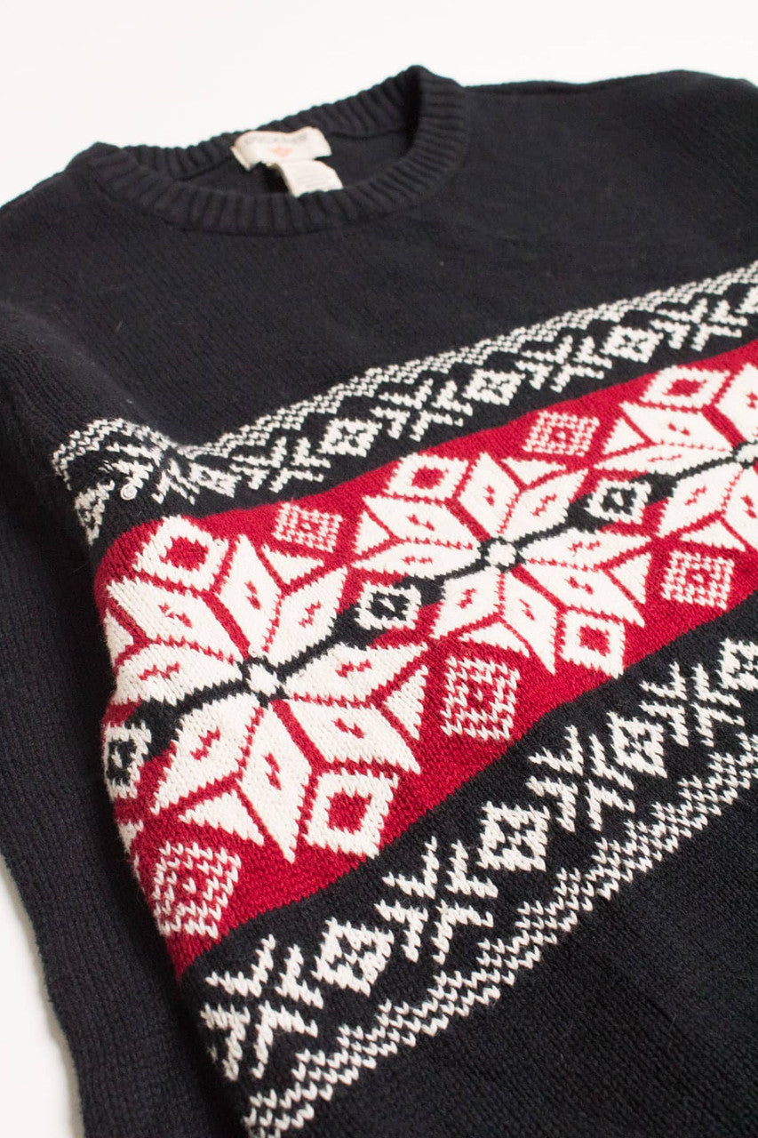 Black Dockers Fair Isle Sweater 817