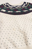 Sheep Pattern Fair Isle Sweater 820