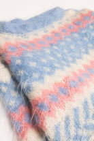 Vintage Eyelash Fair Isle Sweater 823
