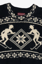 Vintage Skjaeveland Norway Ski Motif Wool Sweater (1980s)