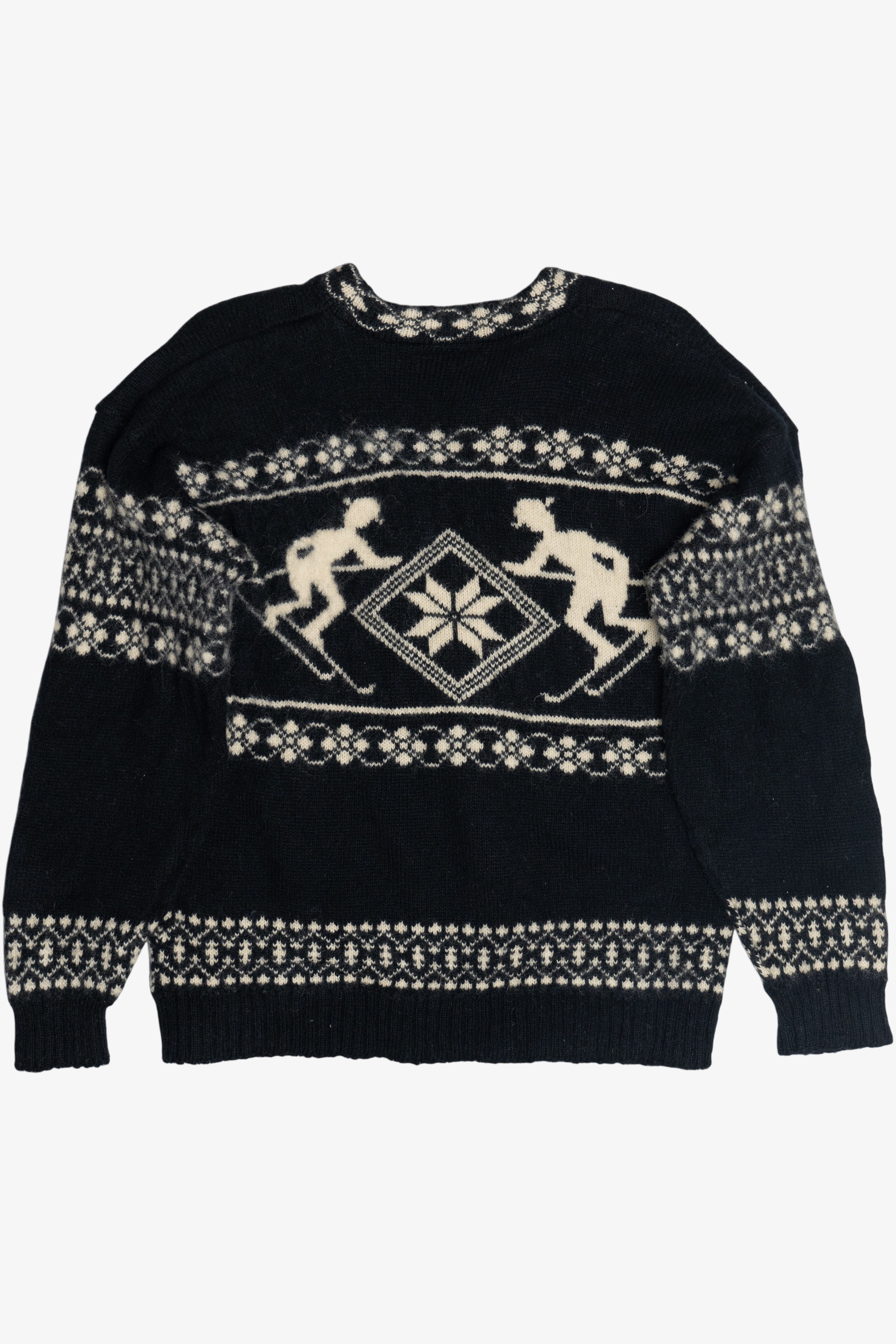 Pull dolomiten ビンテージ スキーセーター　超レア Vintage Skjaeveland Norway Ski Motif Wool Sweater (1980s) – Ragstock
