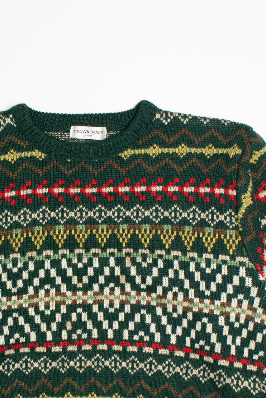 Vintage Crown Banby Fair Isle Sweater