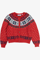Vintage Northern Isles Petite Fair Isle Cardigan Sweater (1990s)