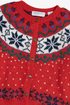 Vintage Northern Isles Petite Fair Isle Cardigan Sweater (1990s)