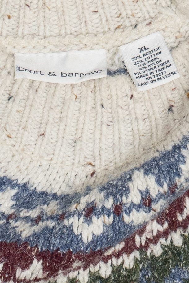Vintage Croft & Barrow Fair Isle Sweater (1990s)
