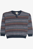 Vintage St. John's Bay Two Button Fair Isle Sweater (1990s)