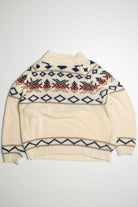 Vintage Capucino Fair Isle Sweater