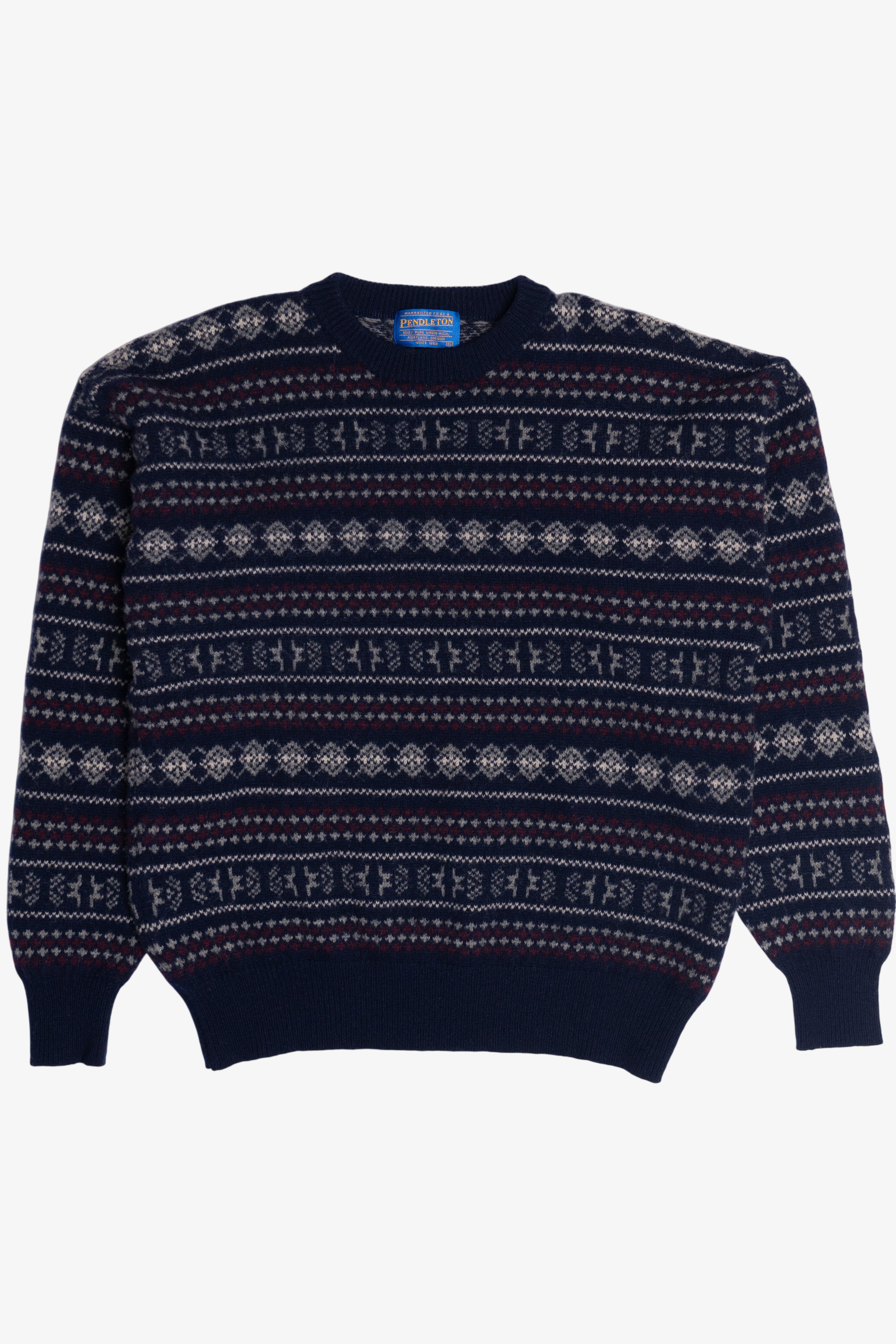 Vintage Pendleton Wool Fair Isle Sweater (1990s)