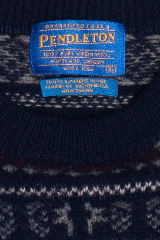 Vintage Pendleton Wool Fair Isle Sweater (1990s)