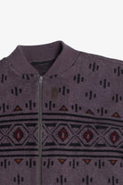 Vintage Purple Fair Isle Sweater