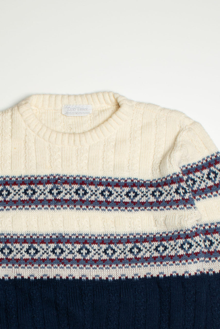 Vintage Rob Winter Fair Isle Sweater