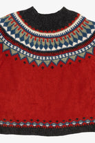 Vintage Red Eddie Bauer Fair Isle Sweater (1990s)