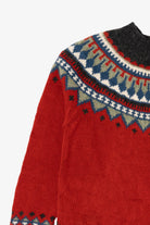 Vintage Red Eddie Bauer Fair Isle Sweater (1990s)