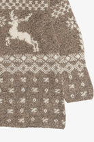 Vintage Reindeer Fair Isle Wool Sweater (1990s)