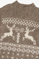 Vintage Reindeer Fair Isle Wool Sweater (1990s)