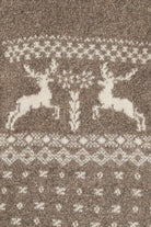 Vintage Reindeer Fair Isle Wool Sweater (1990s)