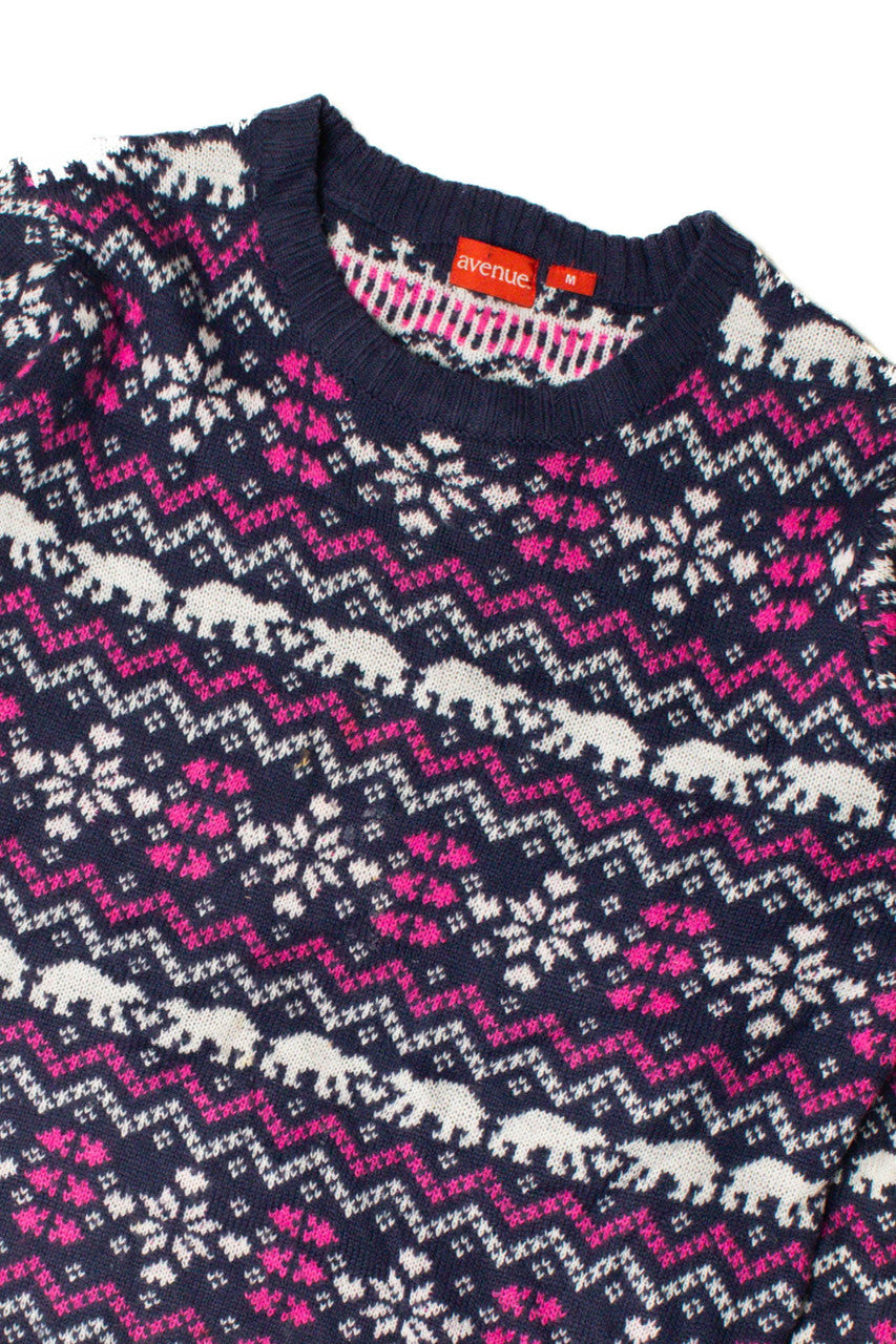 Blue Bear Fair Isle Sweater