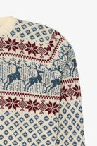 Vintage Ivory Astor One Fair Isle Sweater (1980s)