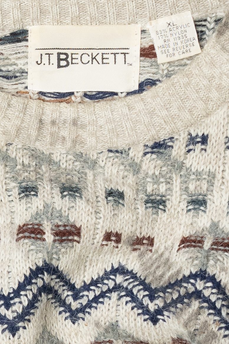 Vintage JT Beckett Fair Isle Sweater (1990s)