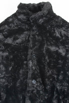Reversible Black Vintage Fur Coat