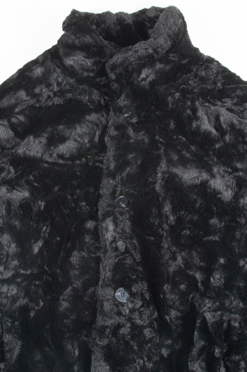 Reversible Black Vintage Fur Coat