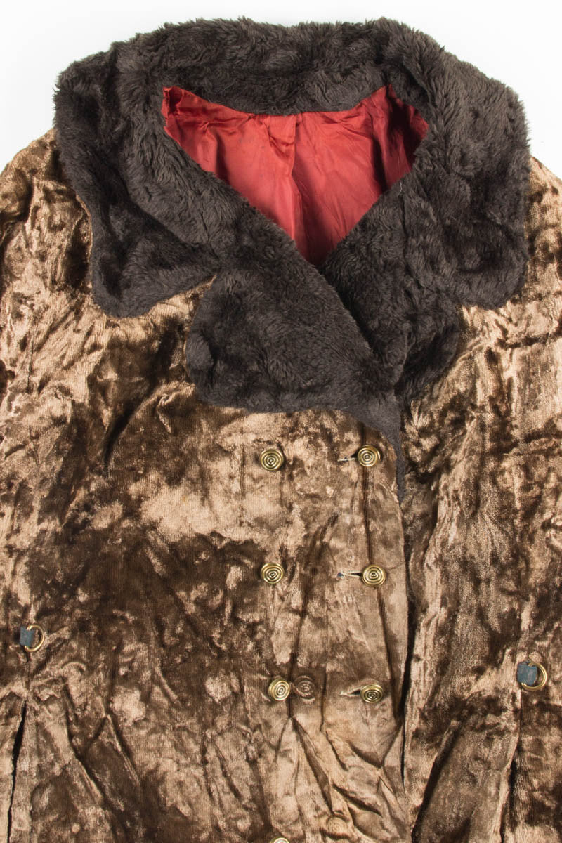 Two Toned Vintage Fur Coat