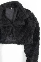 Black Fur Shrug 1