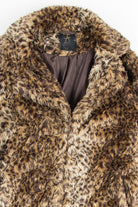Leopard Print Fur Coat