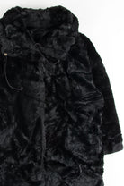 Black Faux Fur Coat 4