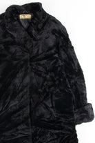 Black Faux Fur Coat 1