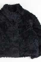 Black Shag Fur Shrug