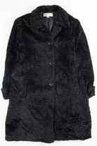 Black Faux Fur Coat 2