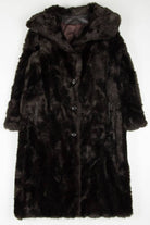 Brown Faux Fur Long Coat