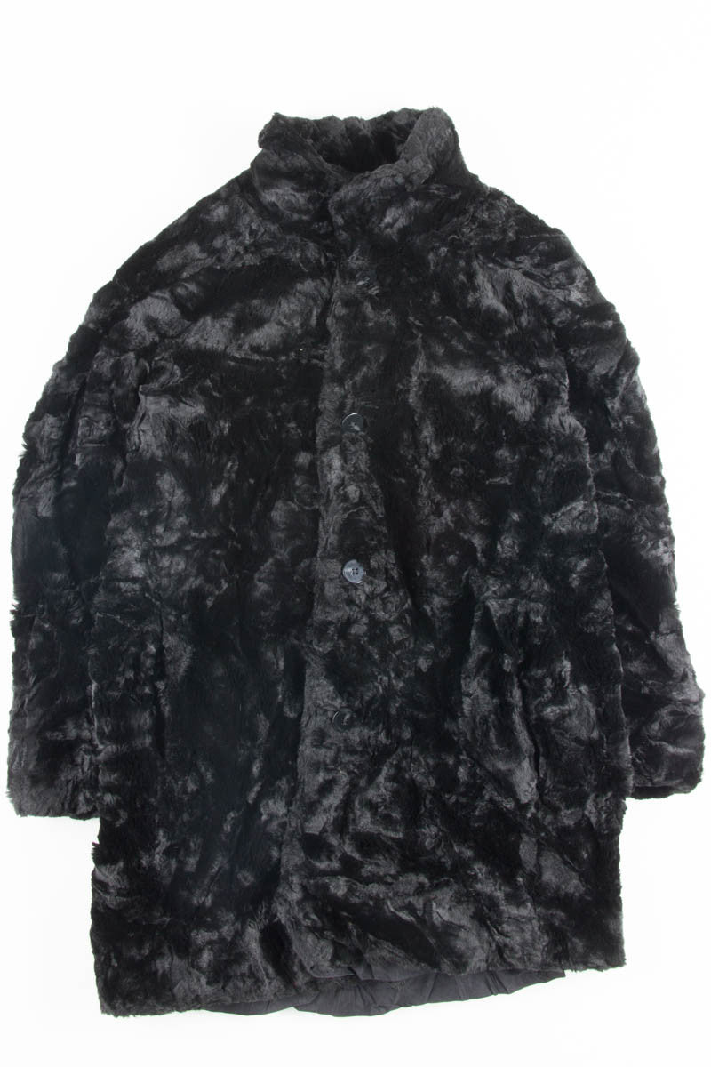 Reversible Black Vintage Fur Coat