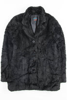 Black Vintage Fur Coat 1