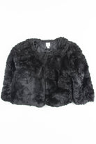 Black Fur Shrug