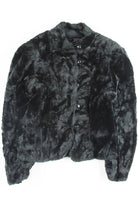 Black Vintage Fur Coat 2